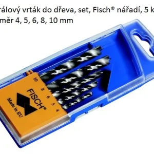 Objednat Nyní Sada vrtáků do dřeva , Ø4, 5, 6, 8, 10 mm , Fisch® nářadí